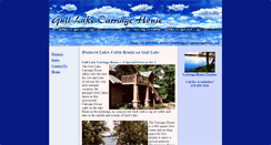 Desktop Screenshot of gull-lakecarriagehouse.com